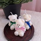 Miroa™ Mini Teddy Bear Candles (Pack of 3)